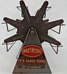Vintage Raytheon Radio & Tv Vacuum Tube Rotating Display Rack. Fixed Price $299.99.