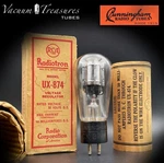 CX-374 (UX-874) Cunningham Globe Engraved Test Nos Usa Tube Original Box. Fixed Price $305.18.