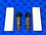 Two Mullard EL84 Tubes /amplitrex Tested/ RX3 Blackburn 1960'S/6BQ5 Yellow Label. Fixed Price $149.00.