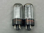 (2) Sylvania Silvertone 5Y3GT Rectifier Tubes Black Plates Test Strong TV-7U. Fixed Price $29.99.