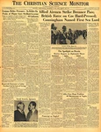 October 6, 1943 Wwii Original Int. Newspaper Brenner Cunningham Ajaccio Corsica. Fixed Price $49.50.