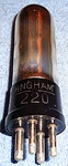 Cunningham CX-220 Vacuum Tube Rare 1920'S Power Triode For Vintage Radios. Fixed Price $75.00.