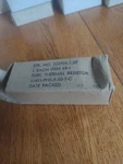 Nos TJ801K-1 Ballast Tube. Amplex Brand Thermal Resistor Date 1/52. Fixed Price $19.99.