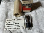 112-A Master Radio Tube Type 112A Shape Engraved TV-7 Tested 111% Vtg. Fixed Price $39.99.