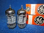 1958 Matched Pair Long Plate 12AX7 ECC83 Horseshoe Getter Tubes Nib. Fixed Price $249.99.
