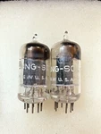 Tungsol 5687 6900 7119 E182CC Flat Black Plate D Getter First Version Nos Pair. Fixed Price $680.00.