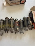 Lot Of 7:WESTINGHOUSE Ge Rca Sylvania National 6005 6AQ5W Tubes T22. Fixed Price $25.00.