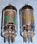 2 Sylvania Jhs 5749 Aka 6BA6W Vacuum Tubes - Ruggedized Rf & Amplifiers. Fixed Price $16.00.