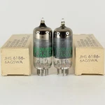 1962 Matched Pair Sylvania Jhs 6186 6AG5WA Tubes And Boxes Date Codes 6202 (b). Fixed Price $24.95.