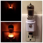 12AX7 Style Vacuum Tube Amber Led Night Light Made W/ Valve From Peavey Mesa Amp. Fixed Price $24.95.