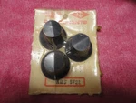 (3) Nos National Nc Ham Radio Receiver Knobs - Kms 9F2L Blister Carded. Fixed Price $17.99.