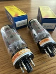 New Plate Current Matched Pair (2) Jj / Tesla Electronics 6L6GC Vacuum Tubes. Fixed Price $80.00.