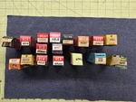 Lot Of 17 Assorted Vacuum Tubes 6CG7, 50C5, 6CN7, 6DE6, 8BN8, 12AE7, 6EV7, 1U5. Fixed Price $14.95.