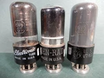 Mixed Makes 6V6GT Vacuum Tubes (3) Amplitrex Tested 97%, 90%, & 102% Gm. Fixed Price $30.00.