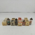 Lot Of 4 Vtg Tubes Ge JG-AT7WA, 12AF6, 6AL5 National In Boxes Untested. Fixed Price $9.00.