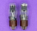 Vintage Pair Rca JAN-CRC-1626 VT-137 Vacuum Tubes Black Plates Test Strong TV-7U. Fixed Price $19.99.