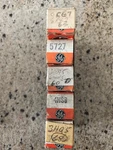 Nos New Boxed Lot Of Ge Radio Vacuum Tubes 8CG7 5727 6KA5 4HS8 3HQ5. Fixed Price $7.49.