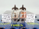 Pair Mullard ECC88 6DJ8 Label Amperex Dimple Disk Getter Test Good Tube. Fixed Price $44.45.