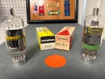 Pair Of 31LQ6 Sweep Tubes - One Raytheon, Sylvania Sencore TC162 Tested. Fixed Price $95.50.