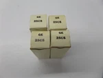 Lot Of 4 General Electric 25C5 Electron Tubes. Fixed Price $19.95.