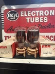 Matched Pair 1970 Rca 6GT5A Vacuum Tubes 539C Tested Nos Nib. Fixed Price $19.99.
