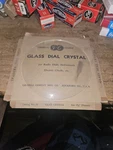 Vintage New Old Stock General Cement Round Radio Dial Glass 5/8TH Inch Clocks. Fixed Price $7.99.