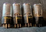 Matched Quad 1963 6V6GTA Rca Grey Plate Tubes Test Nos!!. Fixed Price $94.95.