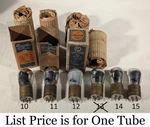 Cunningham 301A 201A Globe Short Pin Brass Base Vacuum Tube Tested. Fixed Price $47.95.