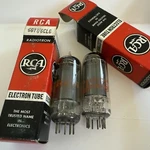 Close Match Pair Nos Rca 6677 6CL6 Tubes For Hamm Radio And Oscilloscope. Fixed Price $30.00.
