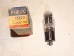 X 6BY5G Sylvania/philco TUBE*TESTED*NOS*NIB*1953* #7. Fixed Price $50.00.