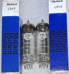 Pair 6360 Mullard Nos Gray Plate Vacuum Tubes, England - Will Combine Shipping. Fixed Price $17.95.