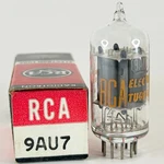 (1) Tested Balanced Rca 9AU7 Tube And Box Code Nf Double Triode (a). Fixed Price $10.95.