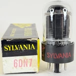 (1) Tested Sylvania 6DN7 Tube With Box Red Letters Date Code Ean Dual Triode. Fixed Price $18.95.
