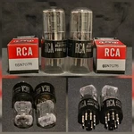 Rca 6SN7 Gtb Tube 1951 Tough Dogs 2 Hole Black Ladder Plates Matching Set. Fixed Price $46.85.