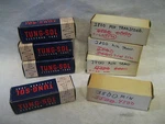 Tung-sol Sylvania 6CB6A Vacuum Tubes Lot Vintage Electronics Radio 2 Quartets. Fixed Price $10.00.