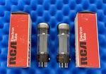 Two Mullard Rca 6CA7 EL34 Tubes/ Amplitrex Tested /o GETTER/70 Blackburn XF2. Fixed Price $349.00.