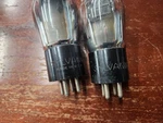 Type 45 Vacuum Tubes (2) Sylvania Matched. Fixed Price $100.00.