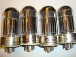 One Quad Of Jan- 6080WA Tubes By Raytheon, High Ratings. Fixed Price $39.00.