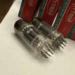 Nos Pair Hytron 6CM7 Carbonized Black Plates Dual Triode Amplifier Audio Tube. Fixed Price $24.88.