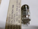 Nos Sylvania Jhs 12AT7WA Vacuum Tube Gold Brand 12AU7. Fixed Price $38.00.