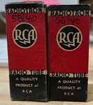 Rca 45Z3 Half Wave Rectifier Tubes New In Box, Set Of (2) Nos. Fixed Price $15.00.