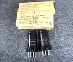 Ken-rad Jan Ckr 6SC7 Tubes VT-105 1944.....NOS Pair. Fixed Price $44.95.
