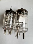 Matched Pair Silver Plate 6AK5W Audio Amplifier Pentode Tubes Nos. Fixed Price $50.00.