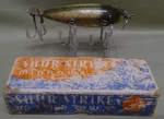 Scarce Shur Strike Im, Ge, 3T, 3/4" W/box, C. 1948. Fixed Price $89.95.