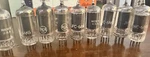 Lot Of Black Plate Rca Jrc 6AK6 98-100% Nos Vacuum Tubes. Fixed Price $43.50.