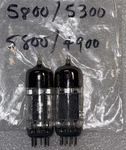 Matched Pair Ge 6414 3X Mica Vacuum Tubes Hickok Tested Strong. Fixed Price $40.00.