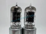 Tung-sol CTL-5687 Military Spec Black Plate Tubes Platinum Matched On AT1000. Fixed Price $90.92.
