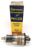 Antique 1940S Radio Tube & Original Box Philco Model 12Q7 Made Philadelphia. Fixed Price $27.99.