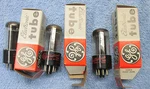 Lot Of Three 6Y6GT Glass Vacuum Tube General Electric Nos Boxed !! 6V6 Sub.. Fixed Price $24.99.