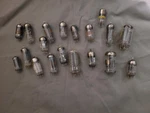 Rca, Ge, Sylvania, Electron Tube Assortment Lot Of 20 Visually Inspected Only. Fixed Price $10.00.